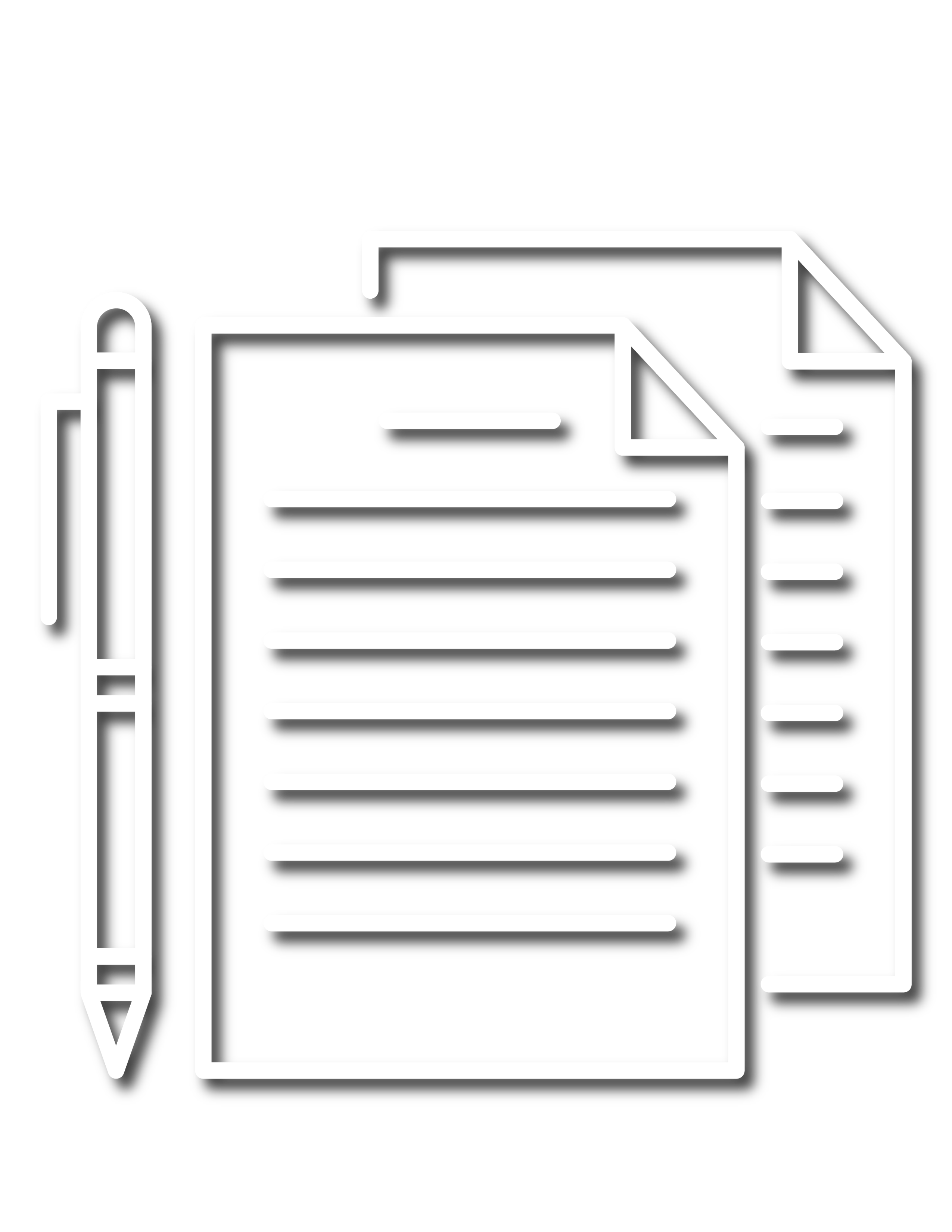 an icon image of an article and pen