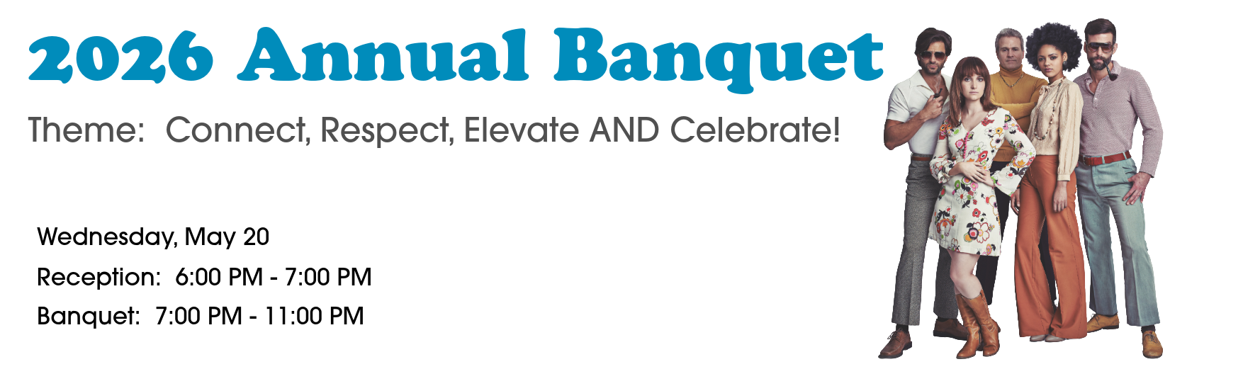 2026 annual banquet image with banquet details
