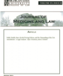 Journal of Medicine and Law: Article